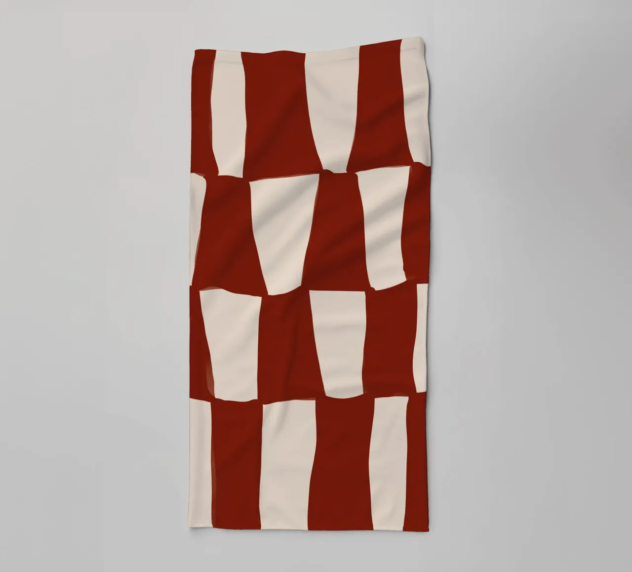 Red Pattern towel by treechild