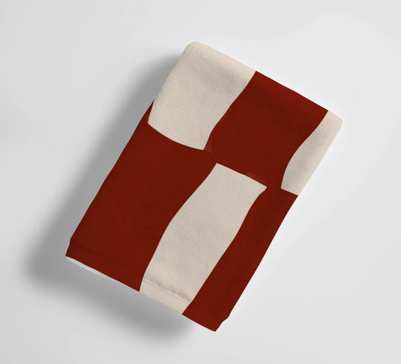 Red Pattern Handtuch von treechild