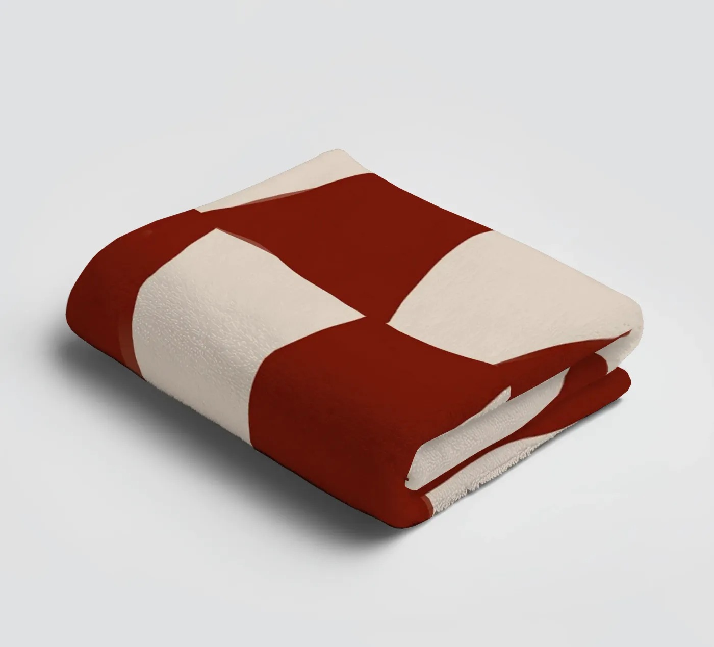 Red Pattern Handtuch von treechild