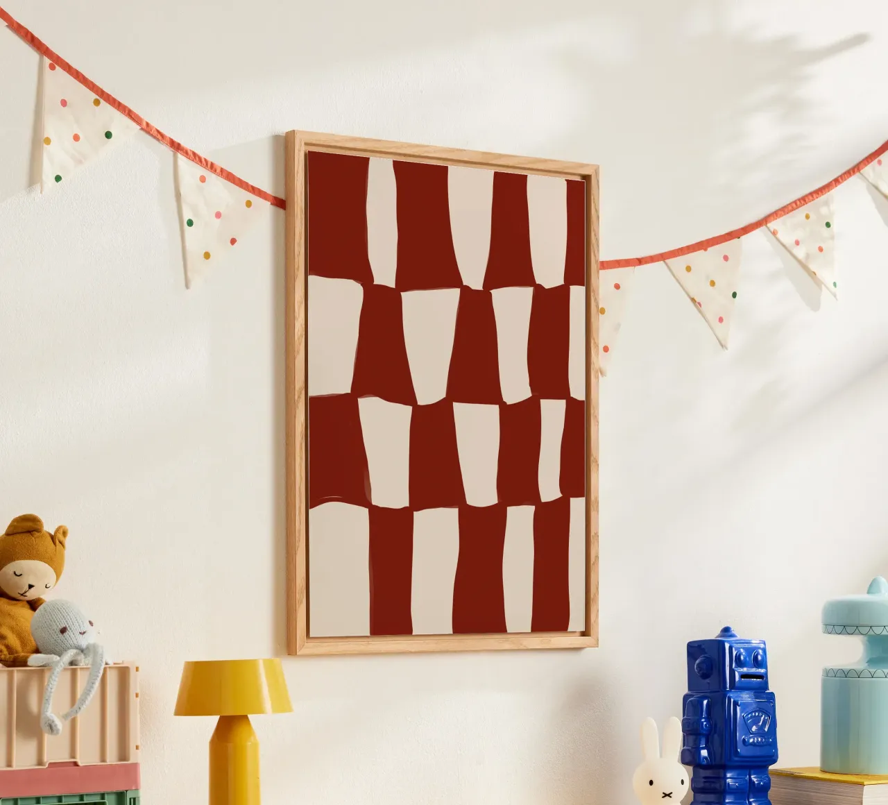 Red Pattern plexiglass da treechild