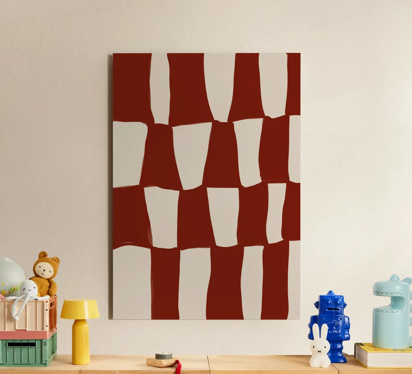 Red Pattern pannello forex da treechild