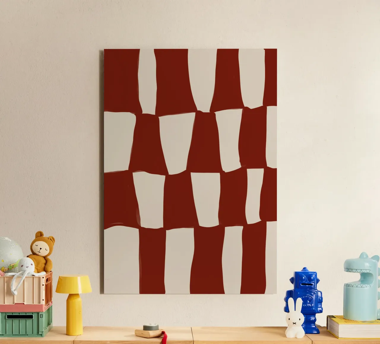 Red Pattern alluminio dibond da treechild