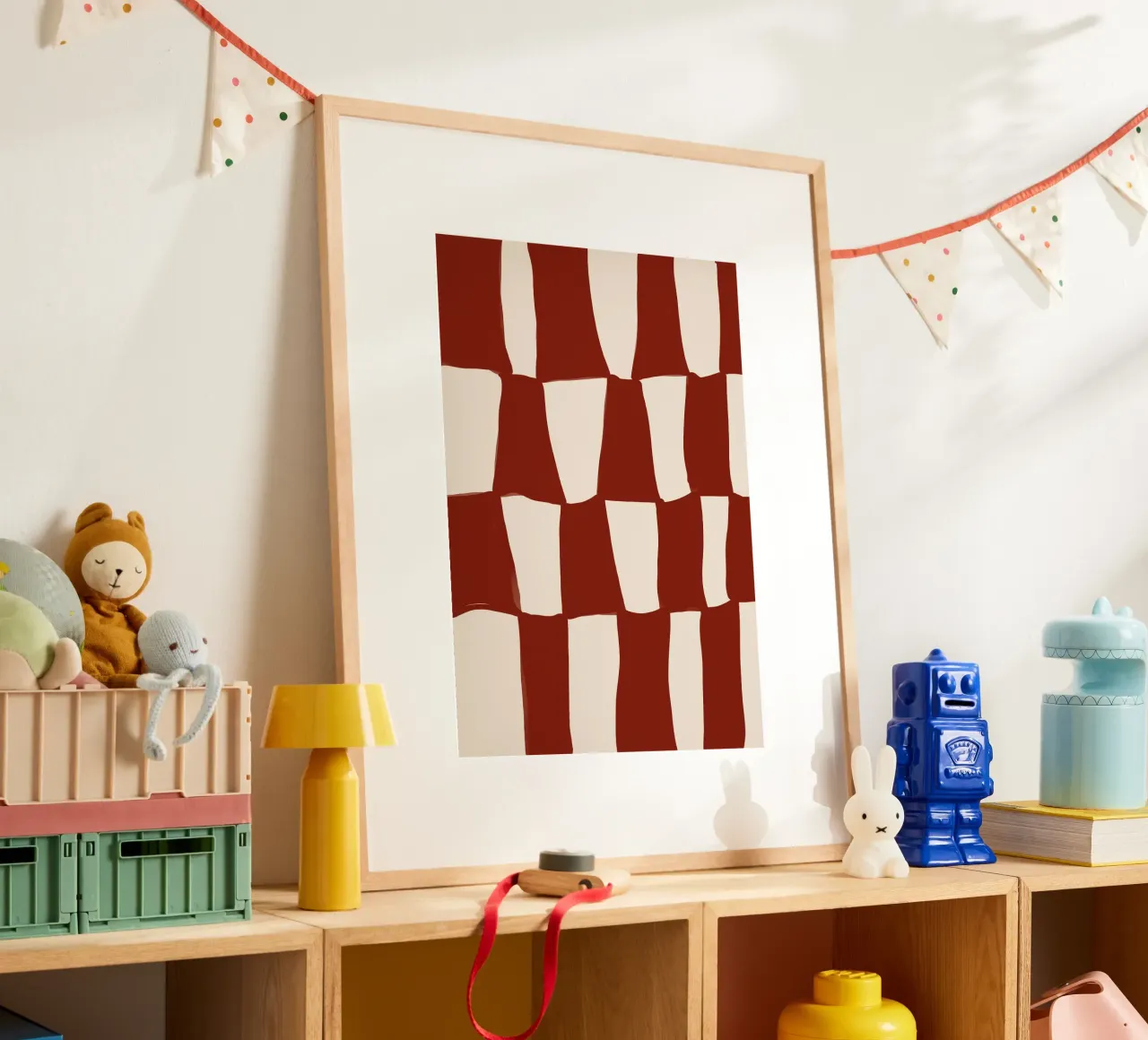 Red Pattern poster van treechild