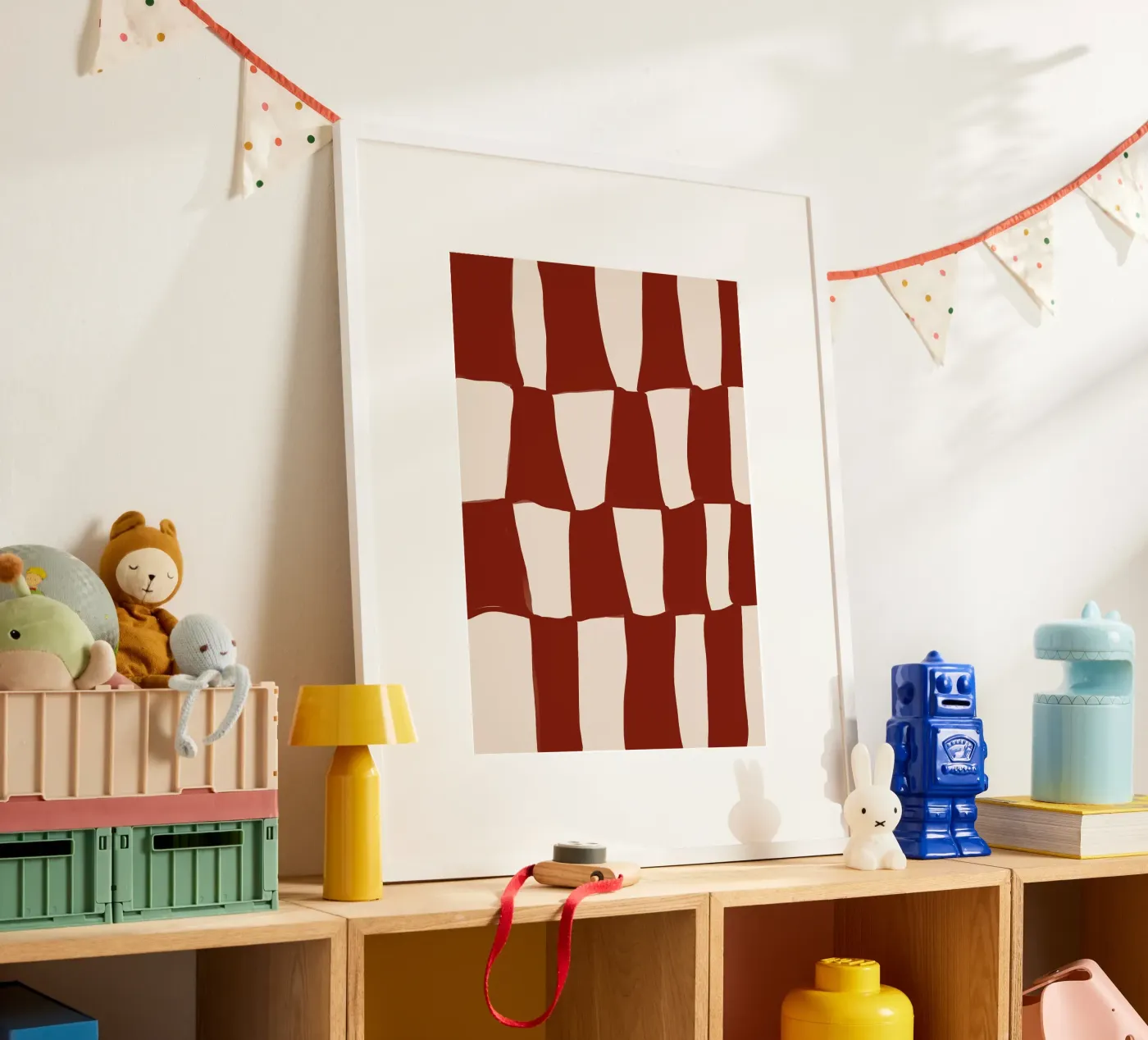 Red Pattern poster van treechild