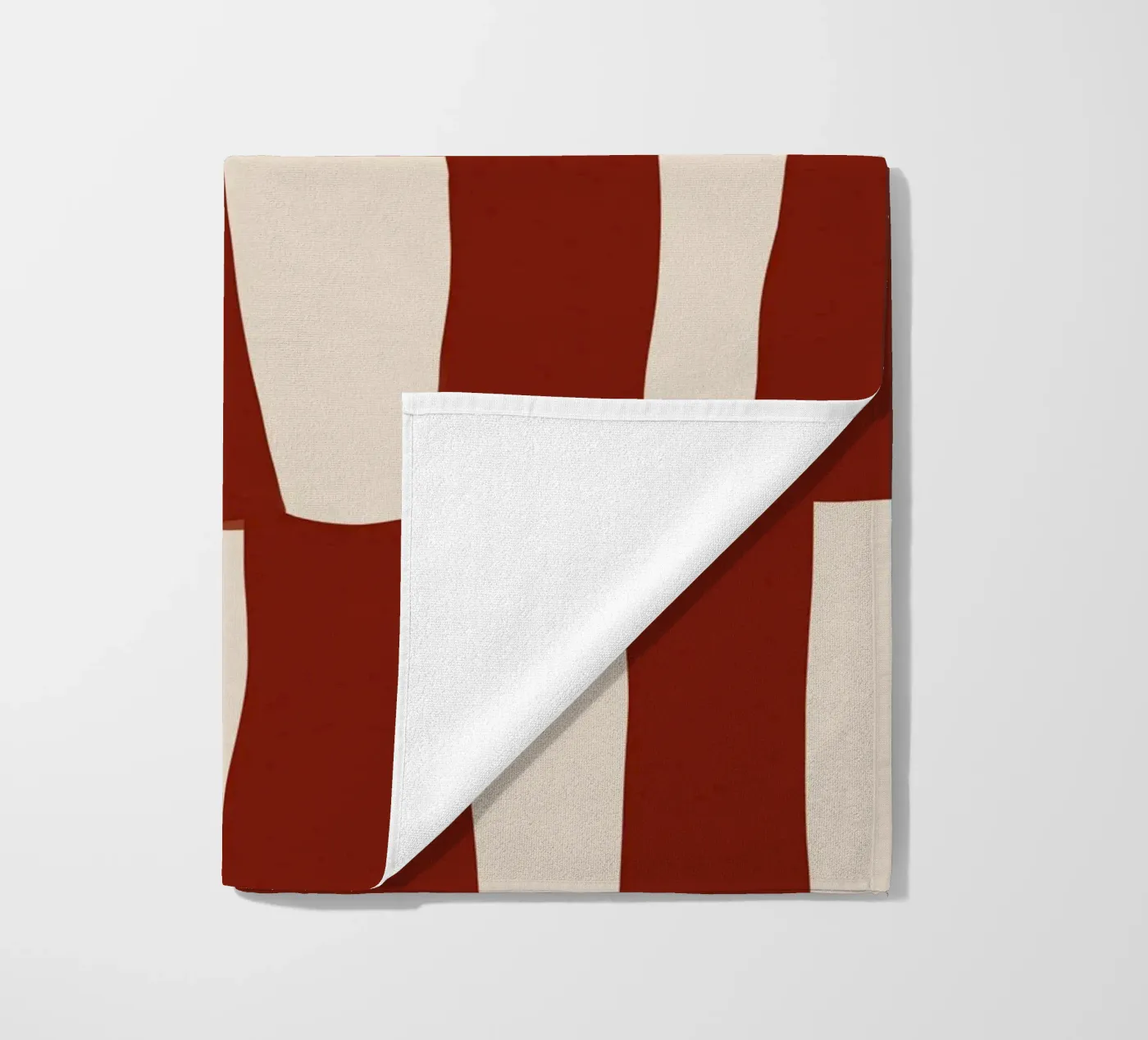 Red Pattern beach towel by treechild