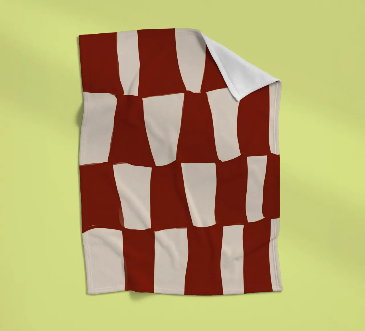 Red Pattern coperta in pile da treechild