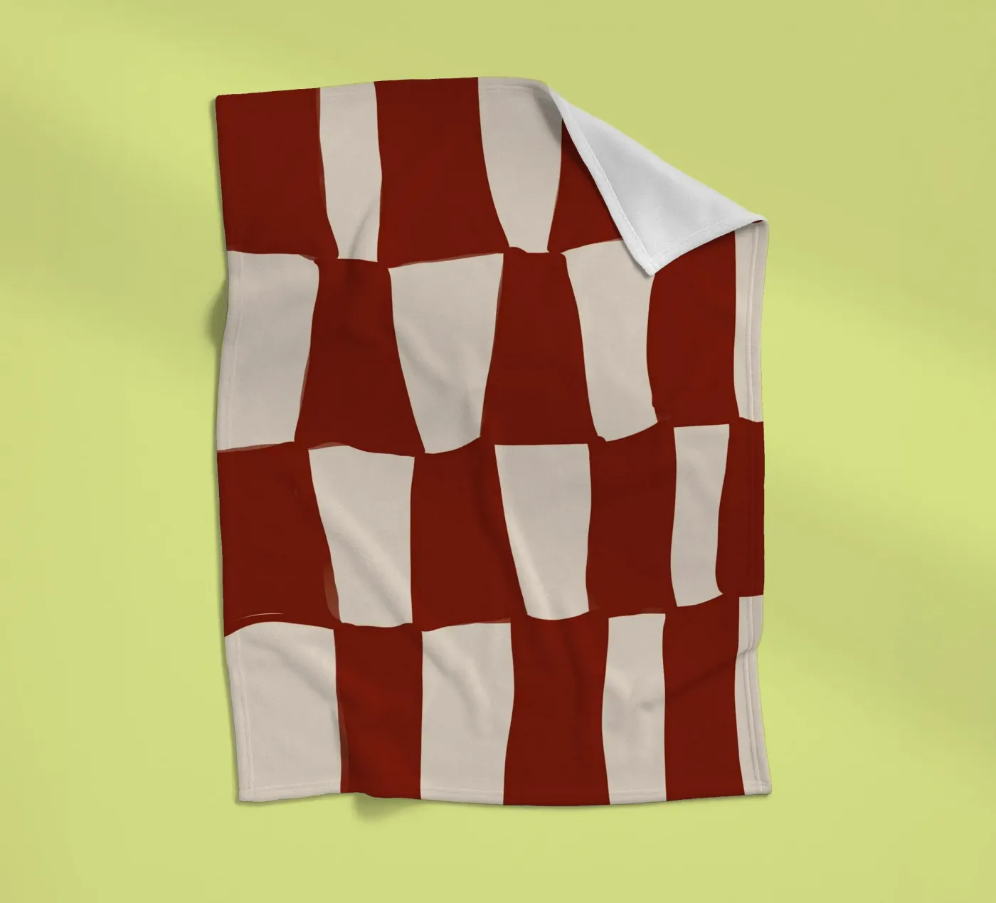 Red Pattern fleecedeken van treechild