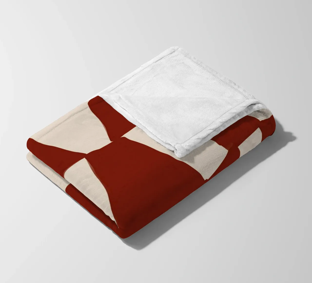 Red Pattern coperta in pile da treechild