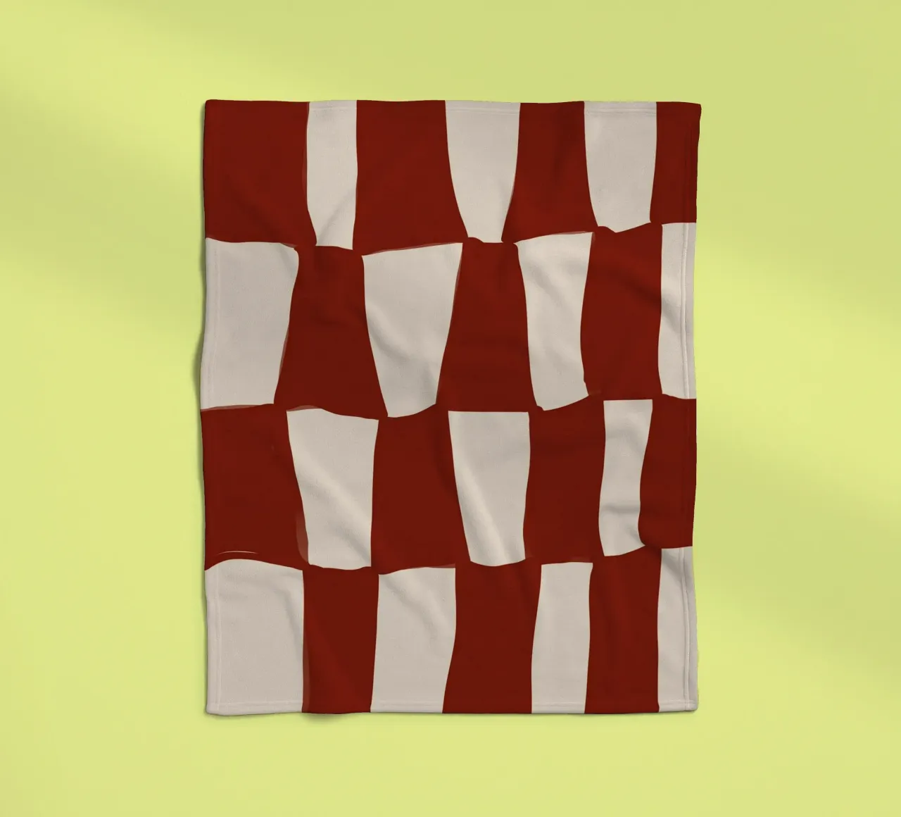 Red Pattern coperta in pile da treechild