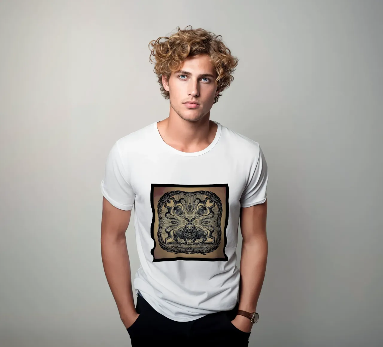 Creeping From Behind t-shirt da Ballack Art House