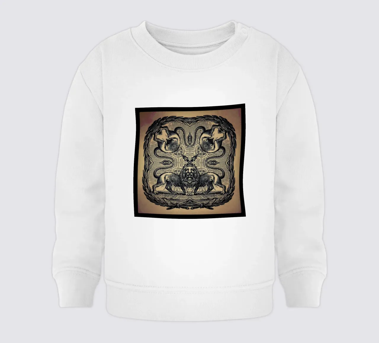 Creeping From Behind felpa neonato da Ballack Art House