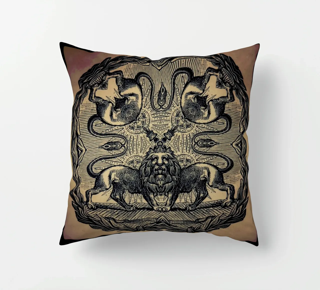 Creeping From Behind cuscino da Ballack Art House