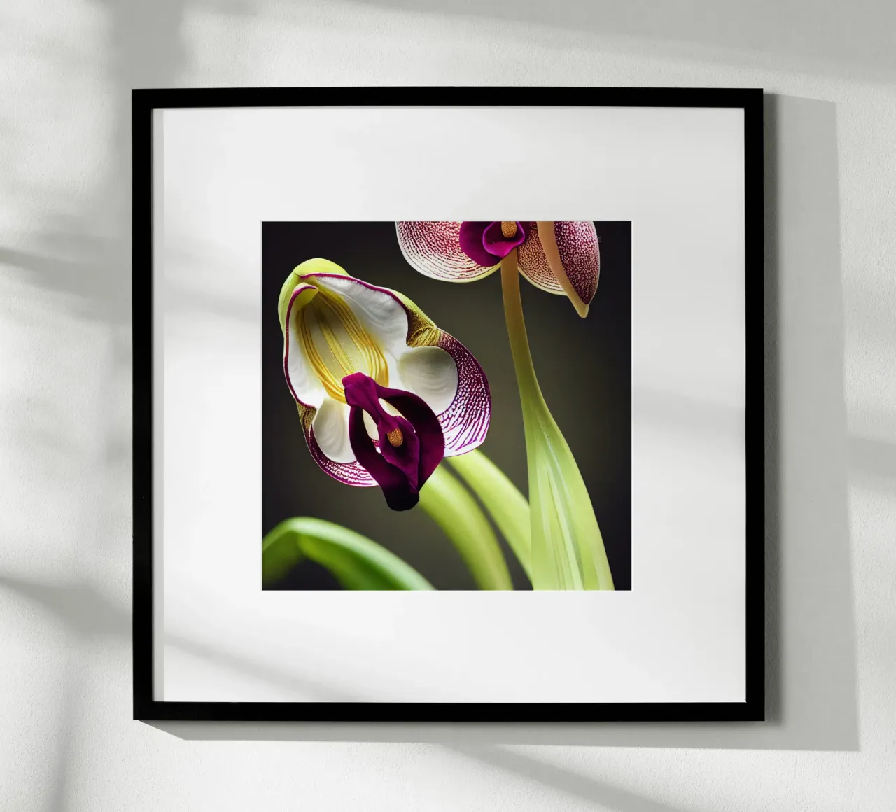 Macro Ladys Slipper Orchid Flower hahnemühle by Bold Blooms