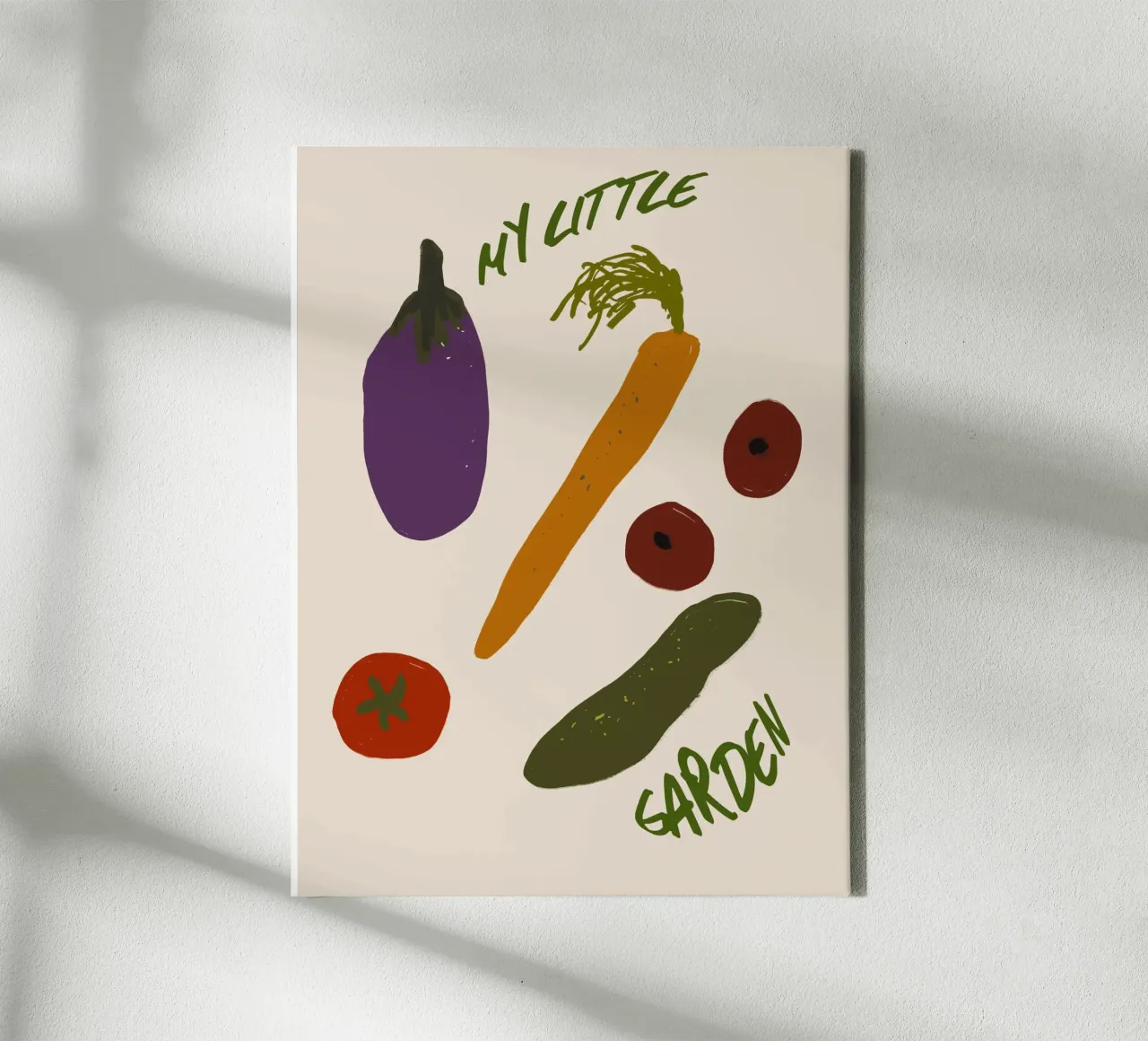 My Little Garden tela con Cornice a cassetta da treechild