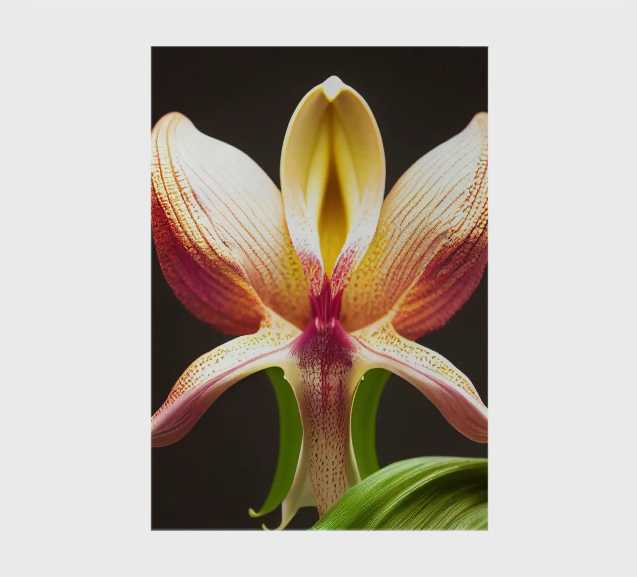 Macro fiore di orchidea Ladys Slipper diario da Bold Blooms