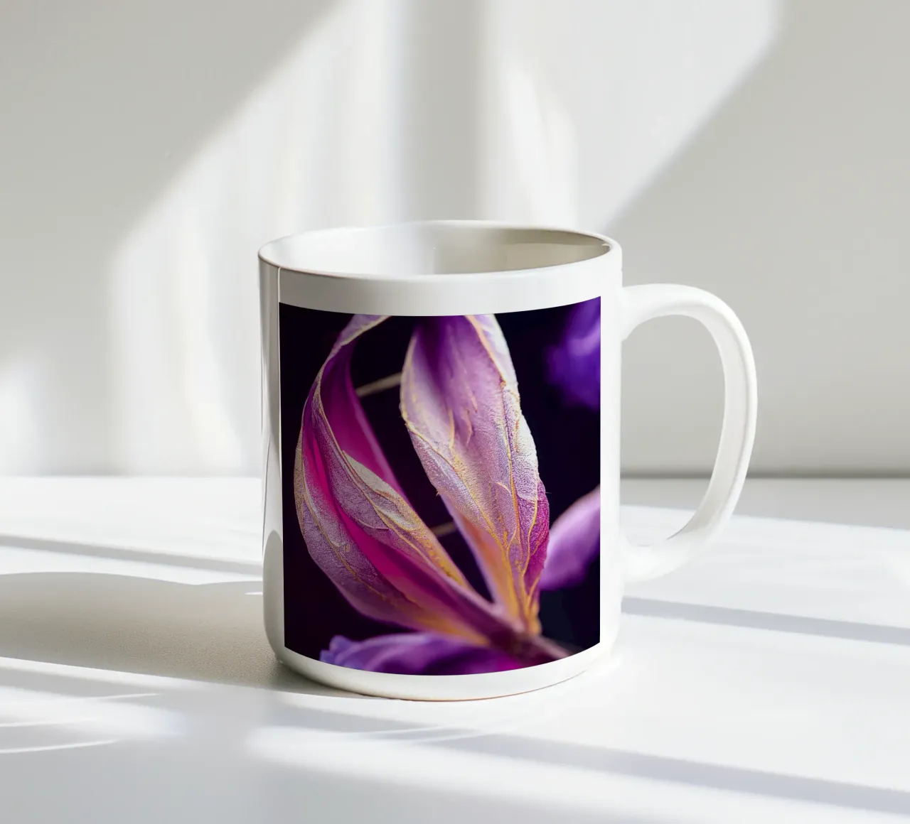Macro fiore di lillà tazza in ceramica da Bold Blooms