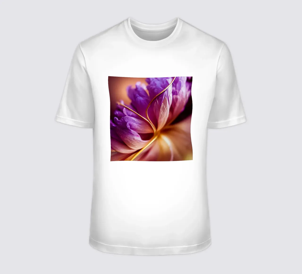 Macro fiore di lillà t-shirt da Bold Blooms