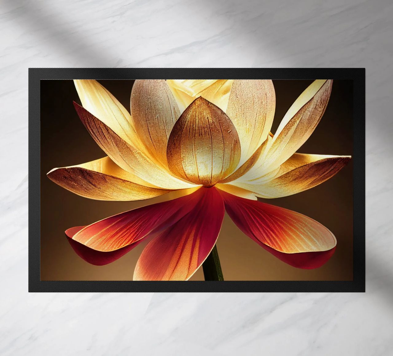 Macro fiore di loto zerbino da Bold Blooms