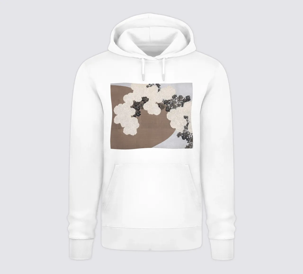 Chrysanthemums - Kamisaka Sekka felpa con cappuccio da apoloprints