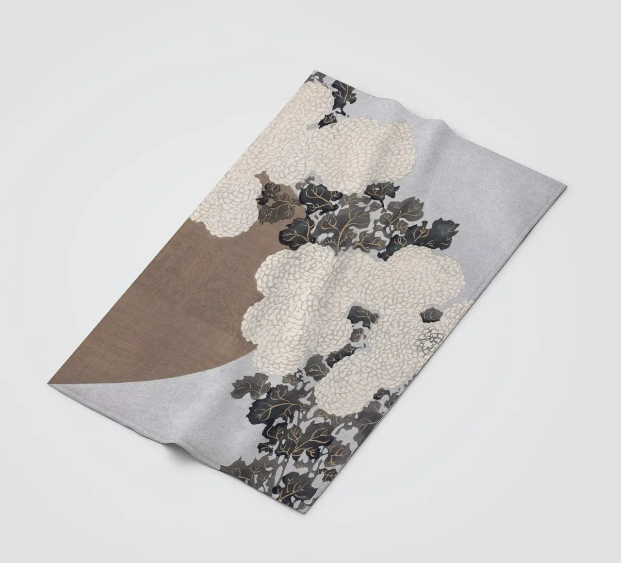 Chrysanthemums - Kamisaka Sekka coperta in pile da apoloprints