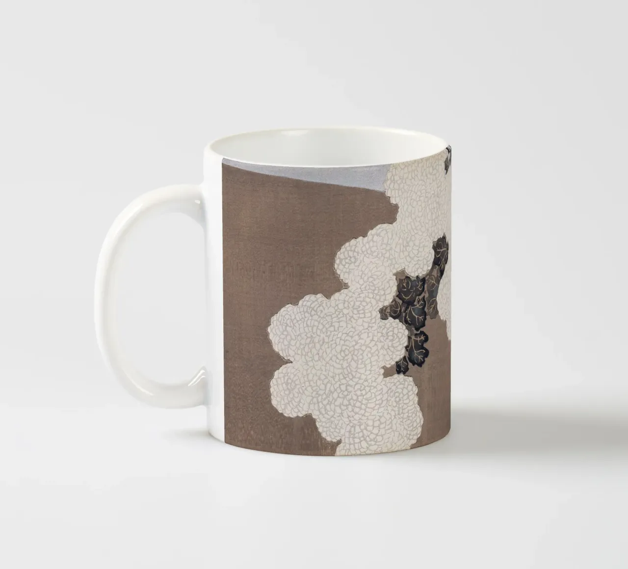 Chrysanthemums - Kamisaka Sekka tazza in ceramica da apoloprints