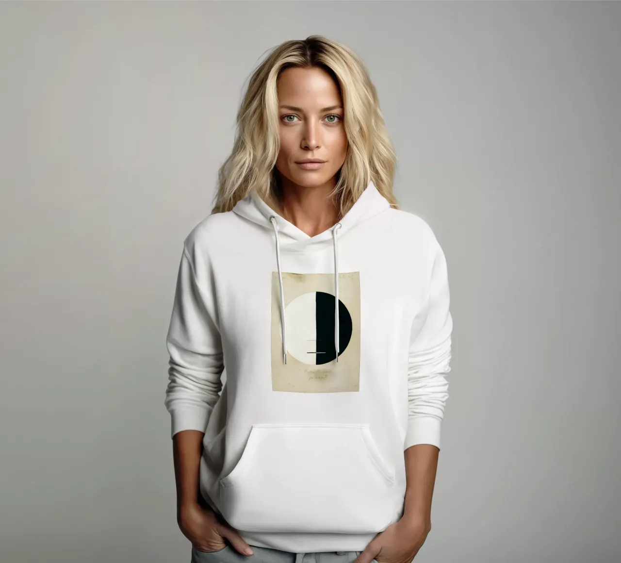 Hilma af Klint, Il punto di vista del Buddha nella vita terrena n. 3 felpa con cappuccio da William Store