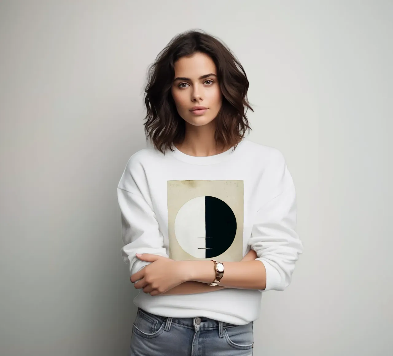 Hilma af Klint, Le point de vue des bouddhas dans la vie terrestre n° 3 sweat de William Store