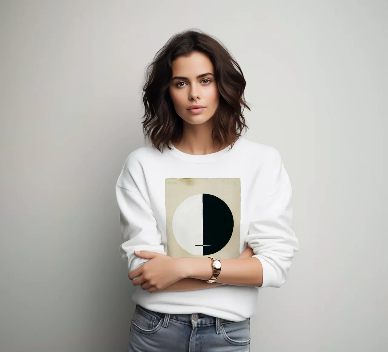 Hilma af Klint, Le point de vue des bouddhas dans la vie terrestre n° 3 sweat de William Store