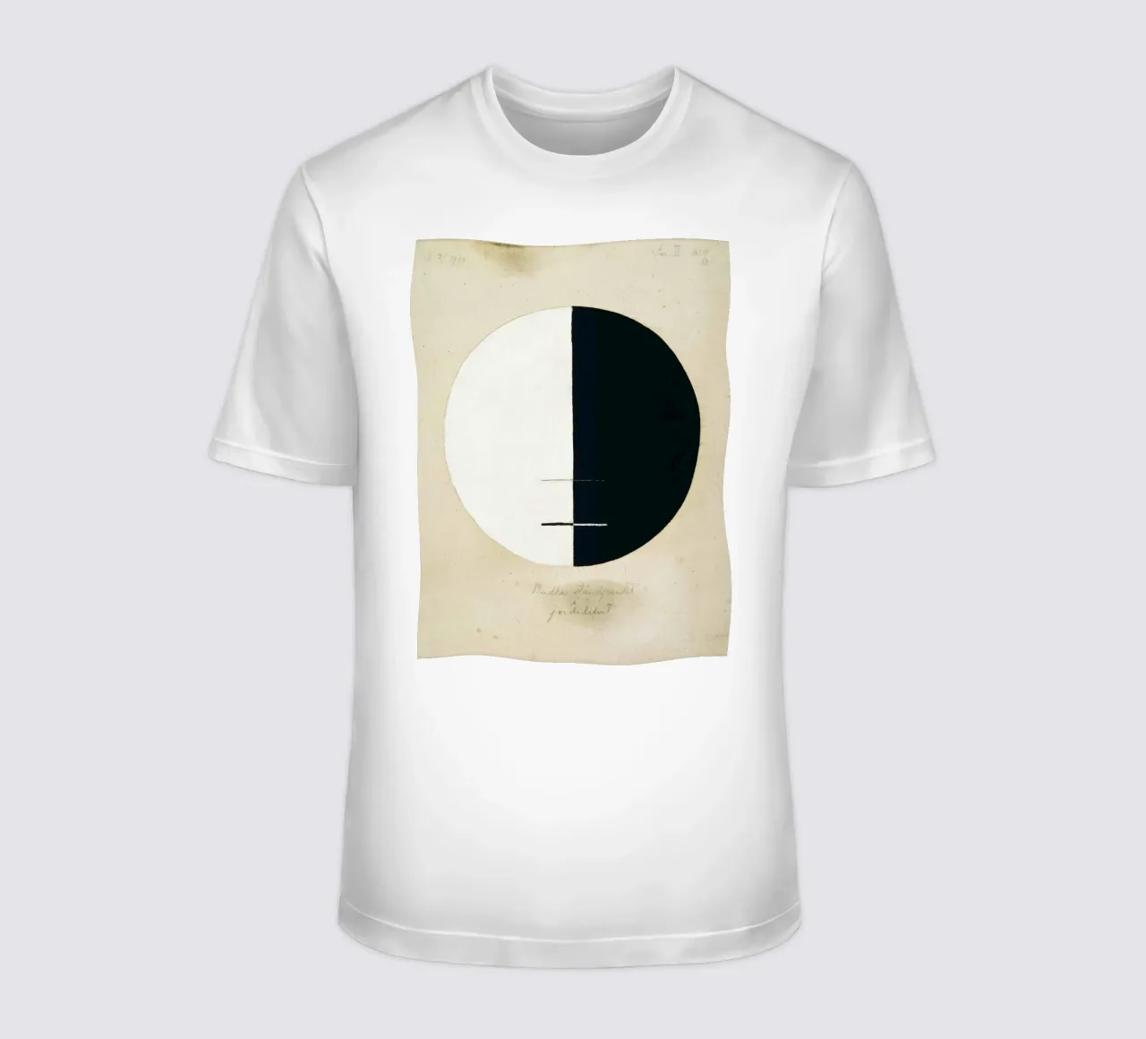 Hilma af Klint, Le point de vue des bouddhas dans la vie terrestre n° 3 t-shirt de William Store
