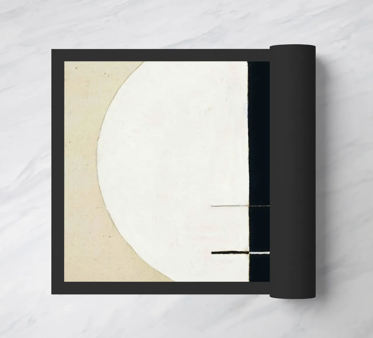 Hilma af Klint, Le point de vue des bouddhas dans la vie terrestre n° 3 paillasson de William Store