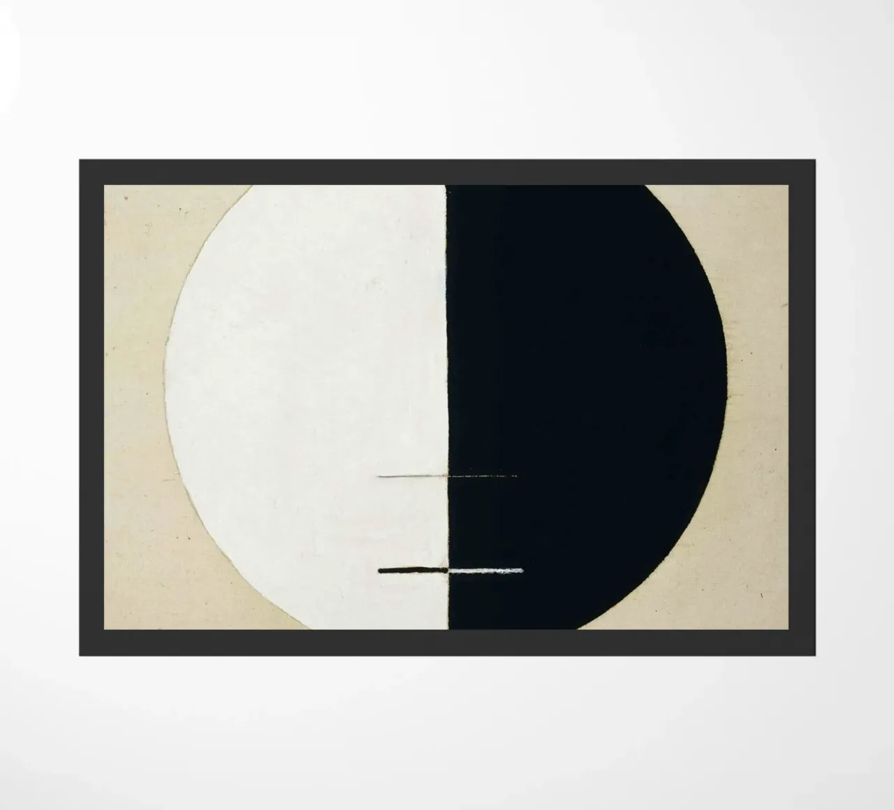 Hilma af Klint, Le point de vue des bouddhas dans la vie terrestre n° 3 paillasson de William Store