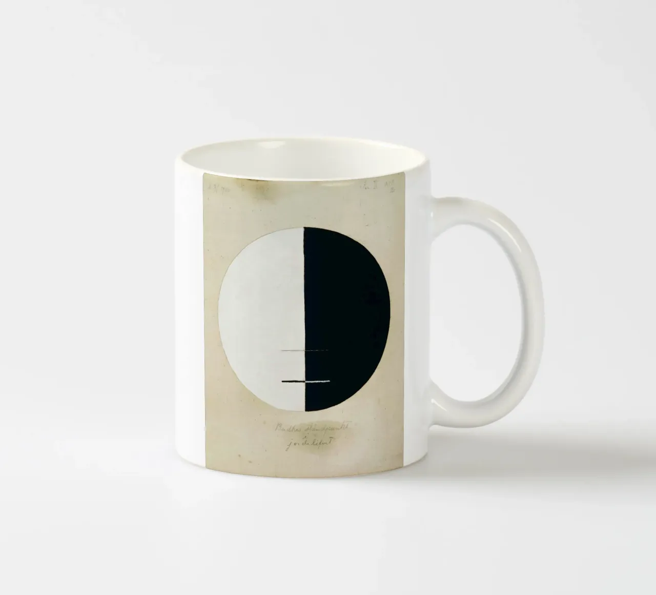 Hilma af Klint, Le point de vue des bouddhas dans la vie terrestre n° 3 mug en céramique de William Store