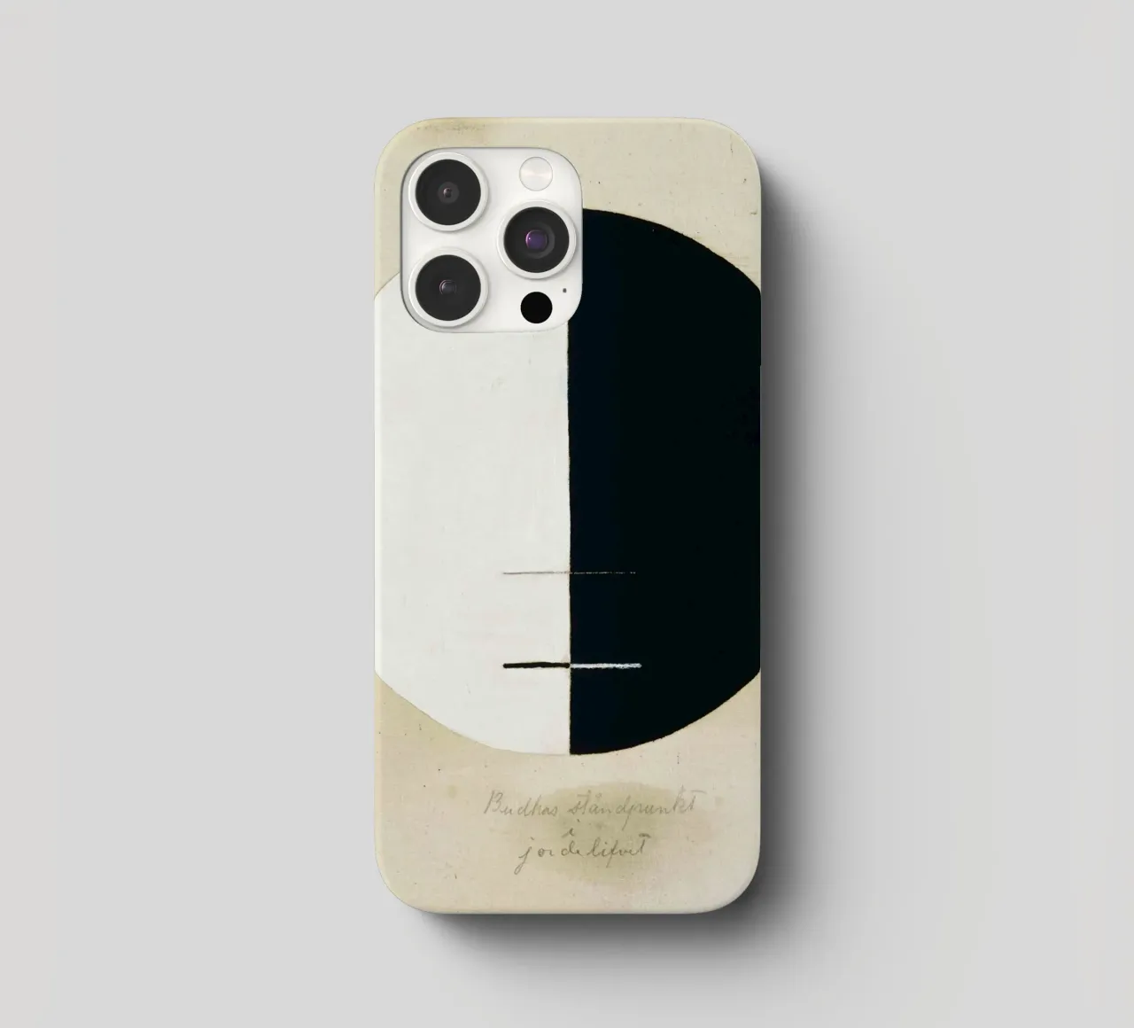 Hilma af Klint, Le point de vue des bouddhas dans la vie terrestre n° 3 coque iphone de William Store