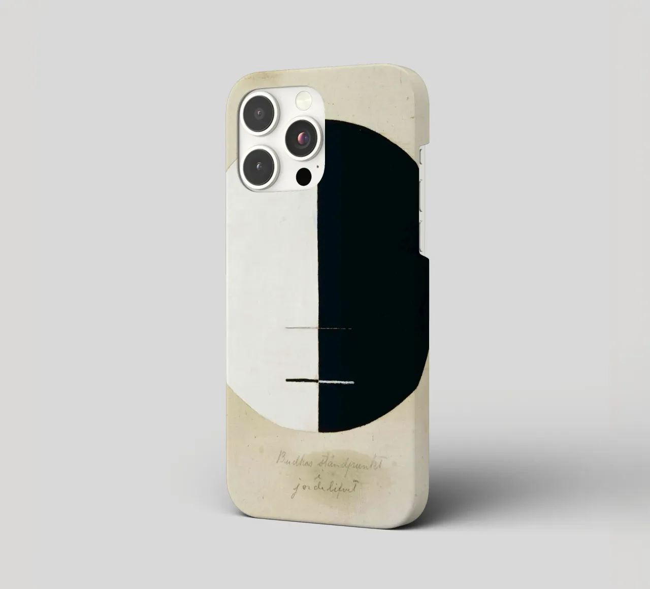 Hilma af Klint, Le point de vue des bouddhas dans la vie terrestre n° 3 coque iphone de William Store