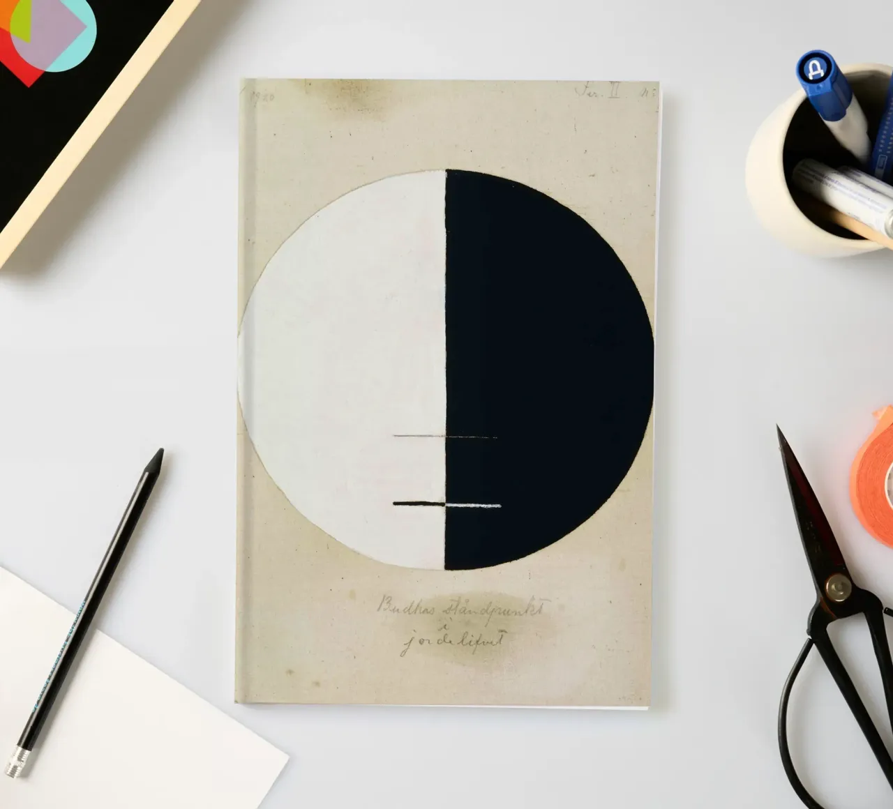 Hilma af Klint, Le point de vue des bouddhas dans la vie terrestre n° 3 carnet de notes de William Store