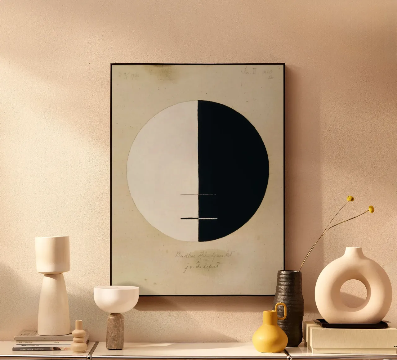 Hilma af Klint, Le point de vue des bouddhas dans la vie terrestre n° 3 plexiglas de William Store