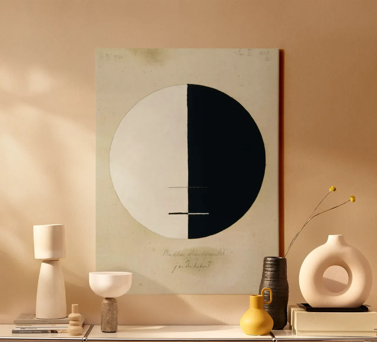 Hilma af Klint, Le point de vue des bouddhas dans la vie terrestre n° 3 toile de William Store