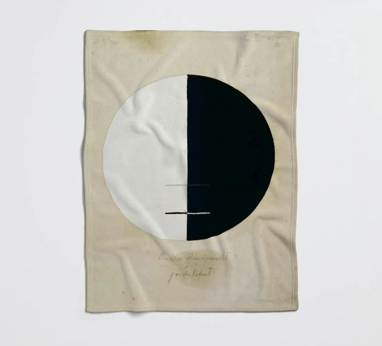 Hilma af Klint, Le point de vue des bouddhas dans la vie terrestre n° 3 plaid polaire de William Store