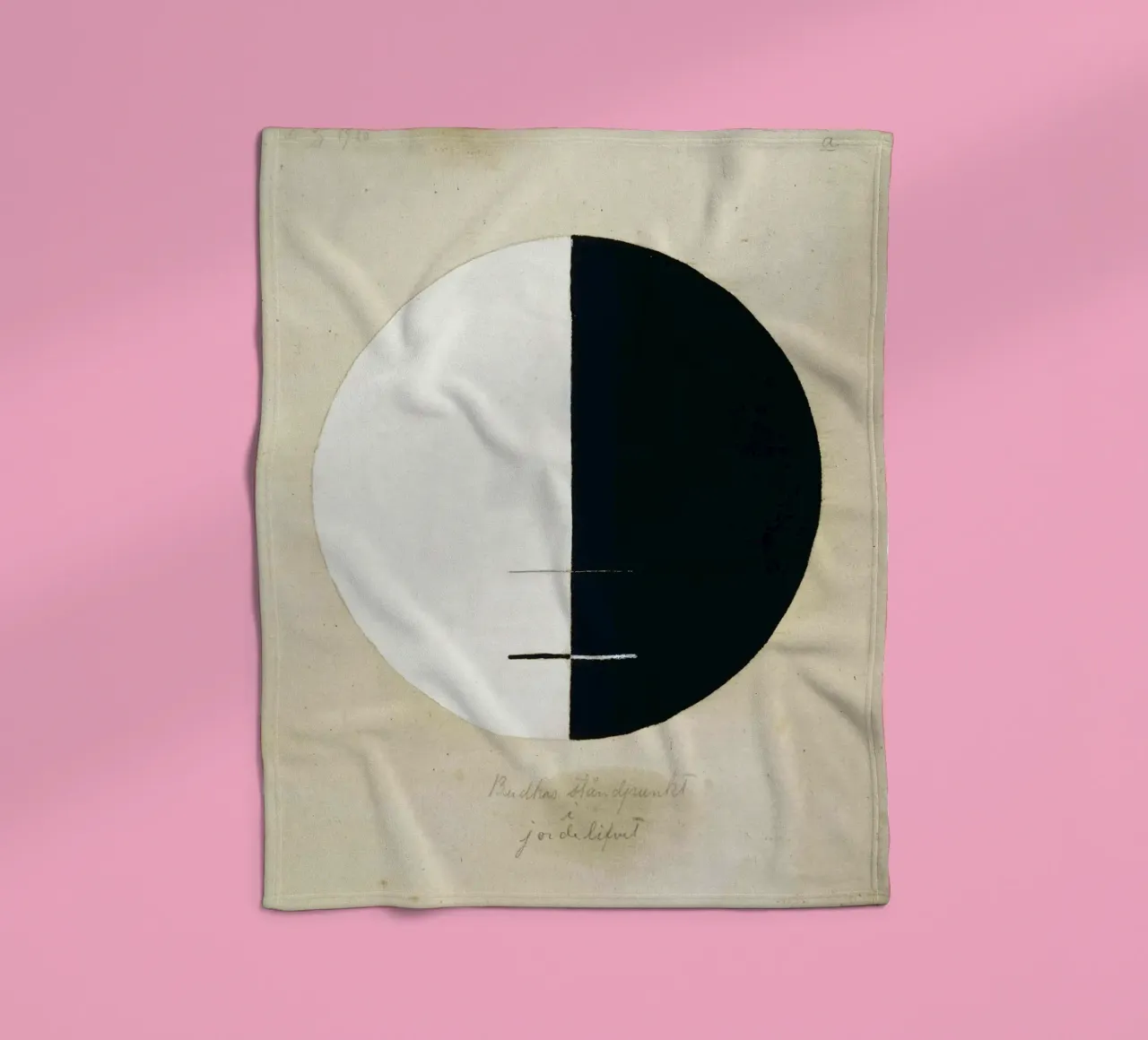 Hilma af Klint, Le point de vue des bouddhas dans la vie terrestre n° 3 plaid polaire de William Store