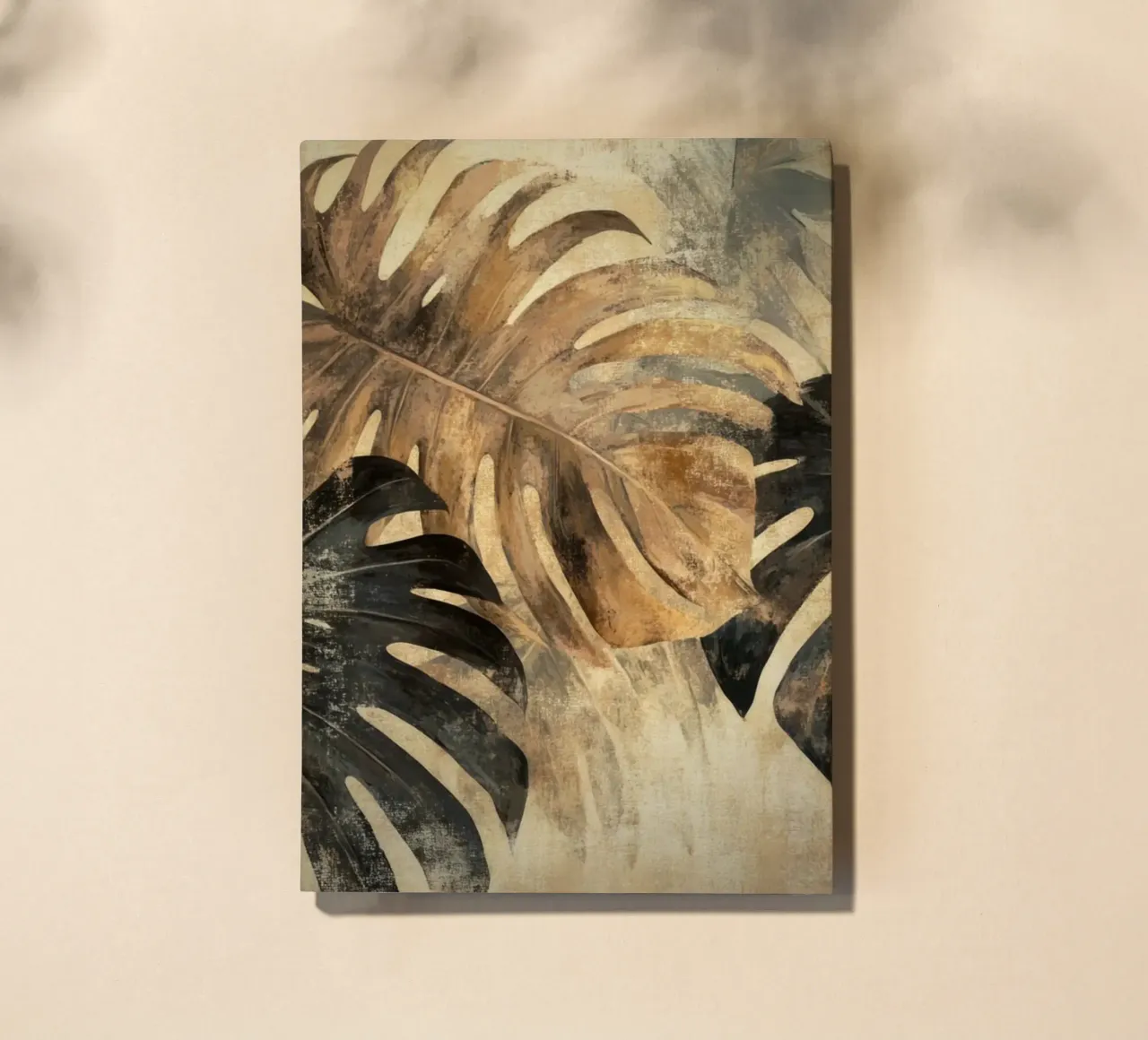 Rustic Tropical Leaves notebook by Modern Muse