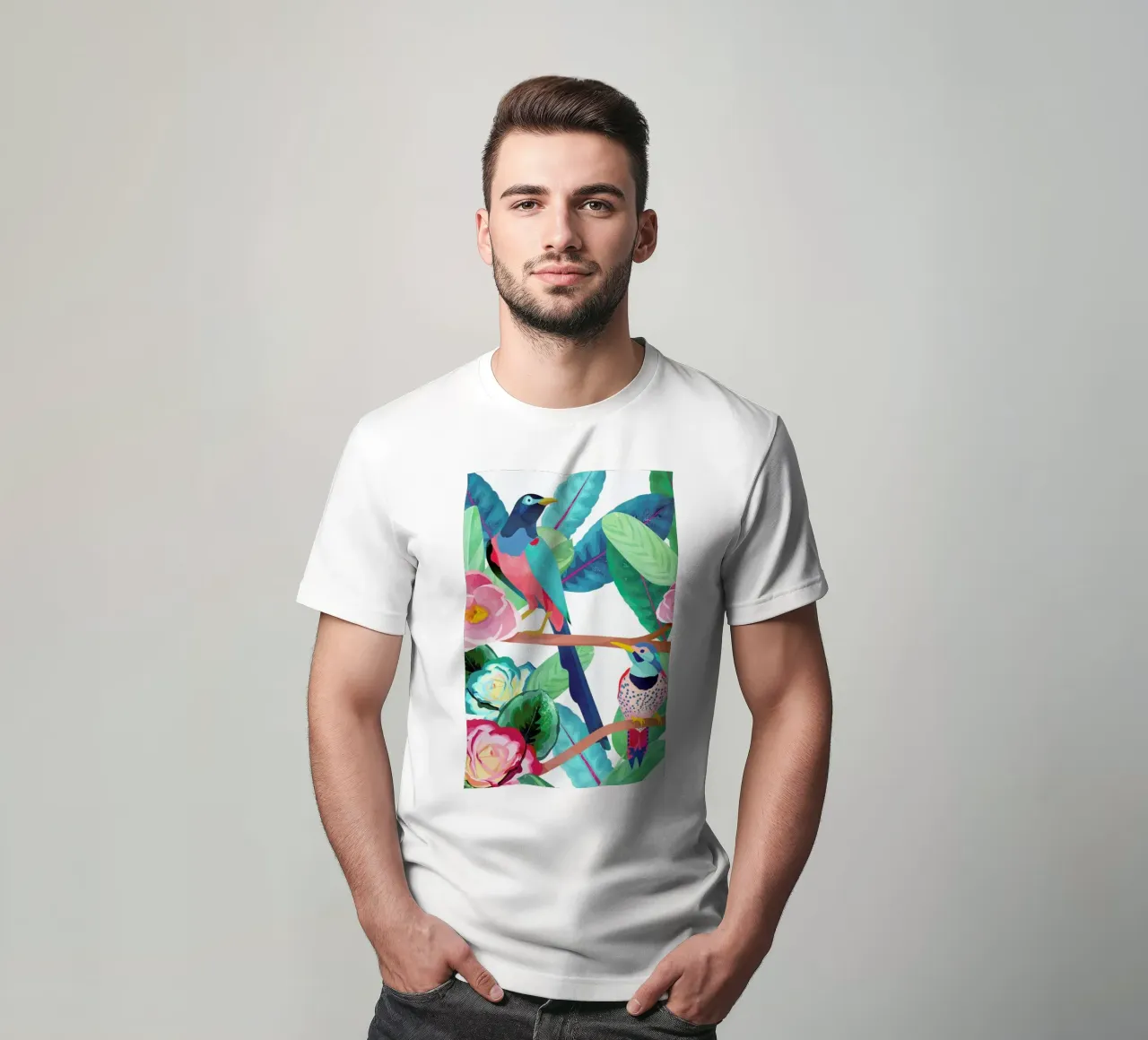 Birds of Spring t-shirt da Goed Blauw