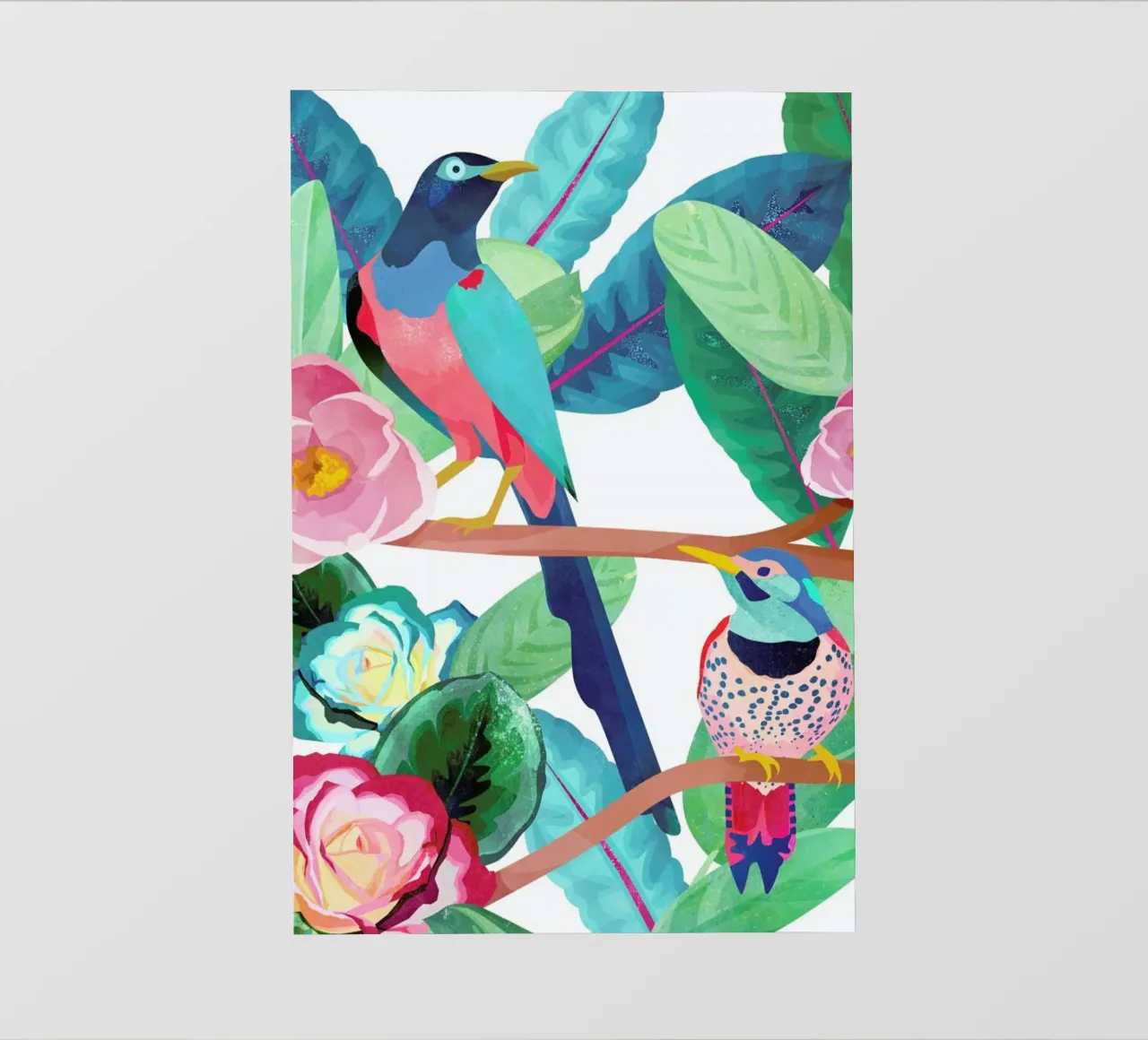 Birds of Spring telo in pvc da Goed Blauw