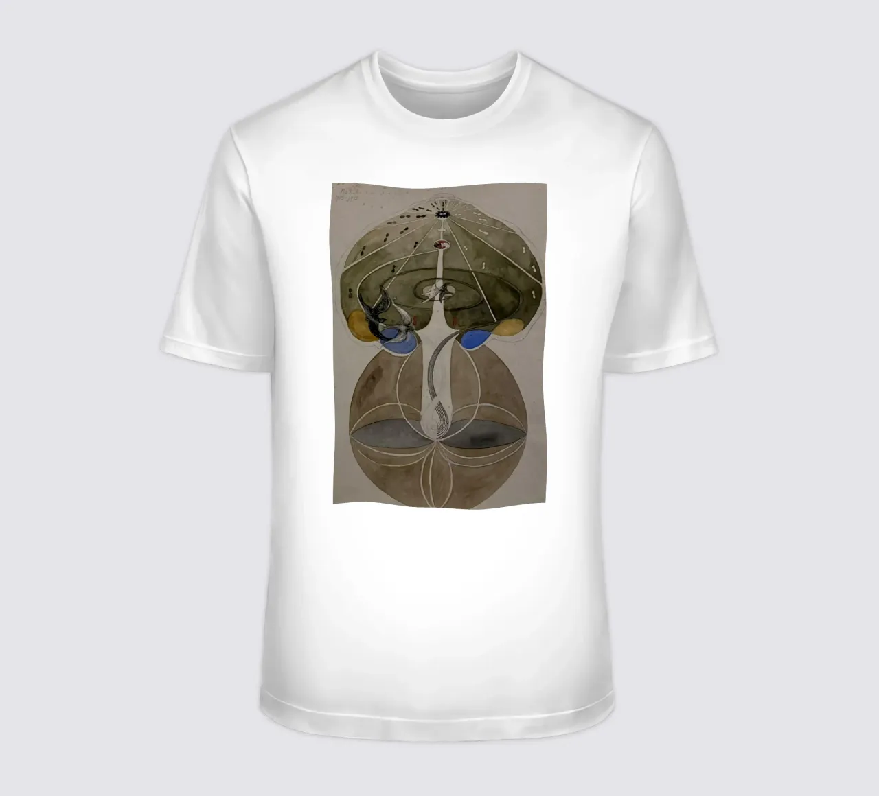 Hilma af Klint - The Tree Of Knowledge No. 2 Series W 1915 t-shirt by William Store