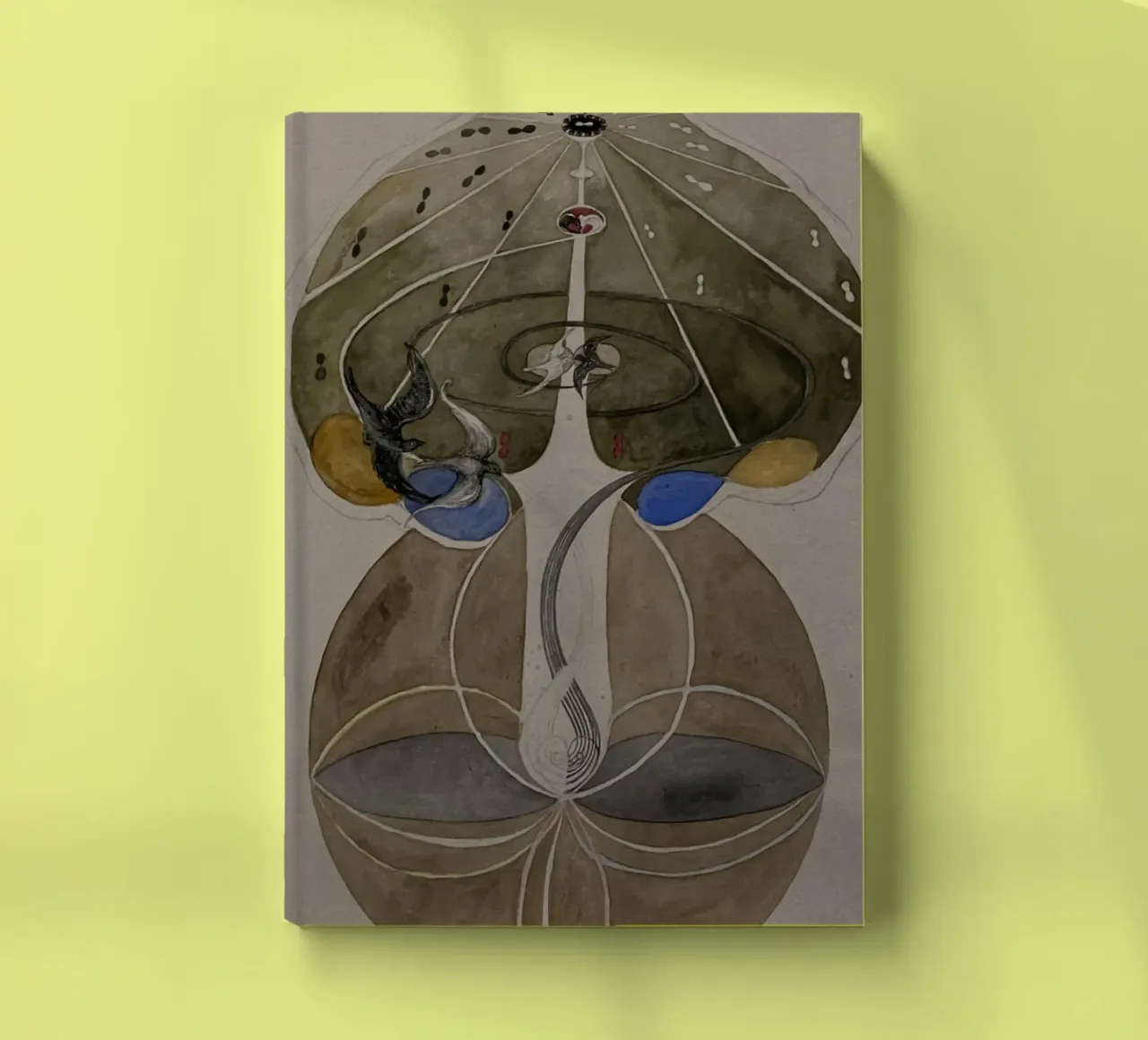 Hilma af Klint - The Tree Of Knowledge No. 2 Series W 1915 notebook by William Store