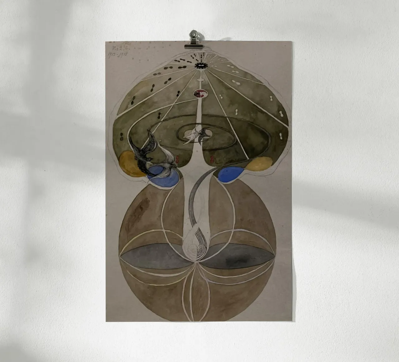 Hilma af Klint - The Tree Of Knowledge No. 2 Series W 1915 hahnemühle by William Store