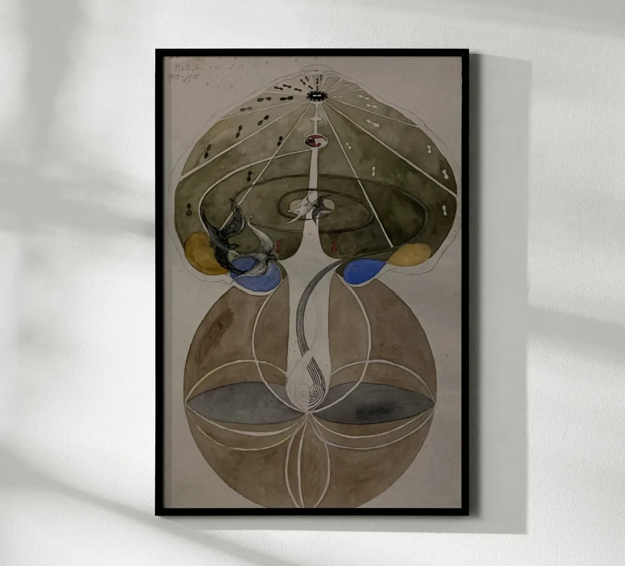 Hilma af Klint - The Tree Of Knowledge No. 2 Series W 1915 hahnemühle by William Store