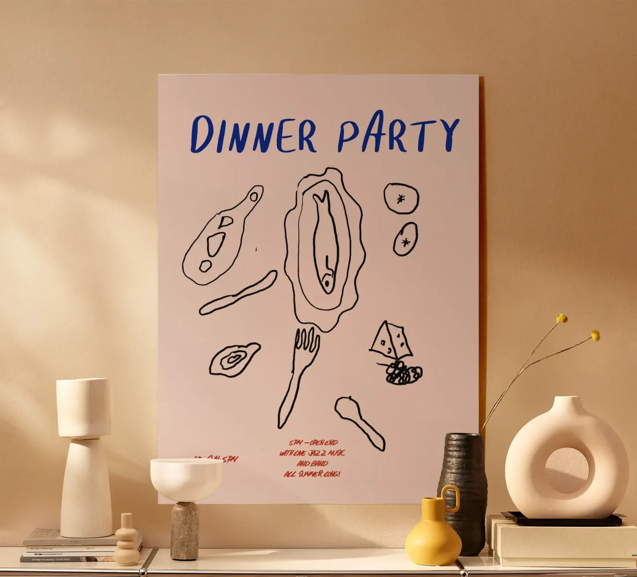 Dinner Party plexiglass da treechild