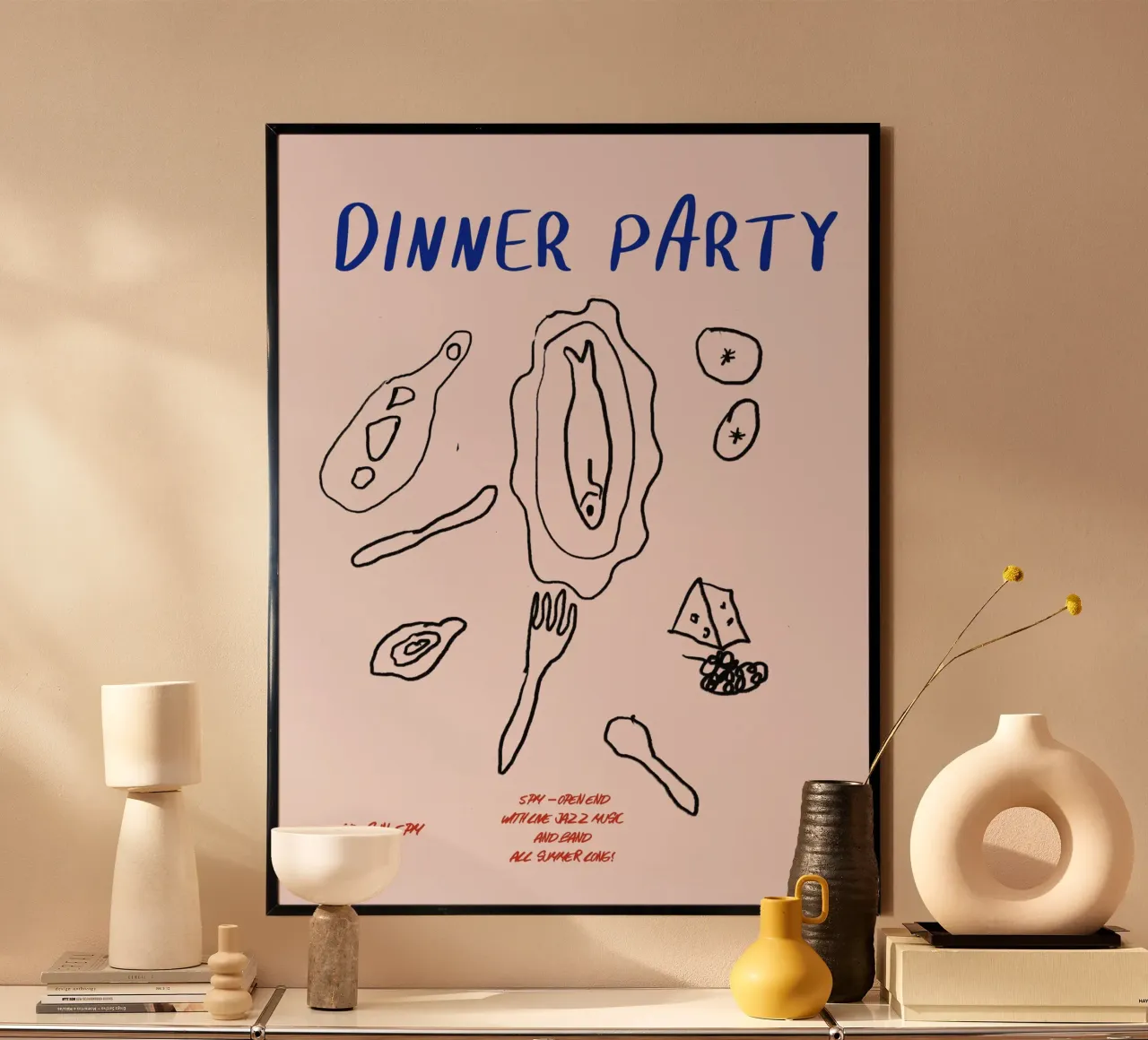Dinner Party poster da treechild