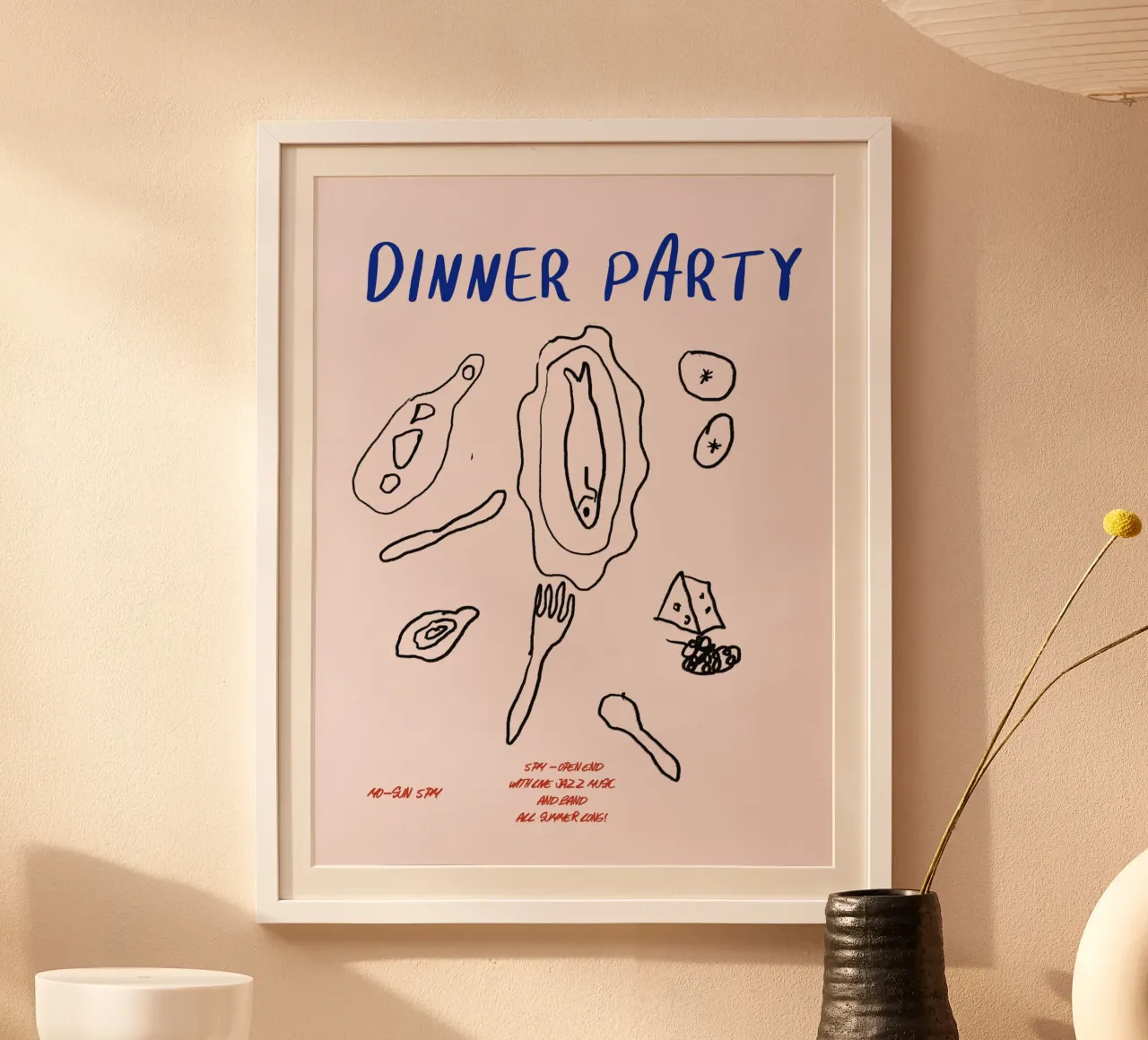 Dinner Party poster da treechild