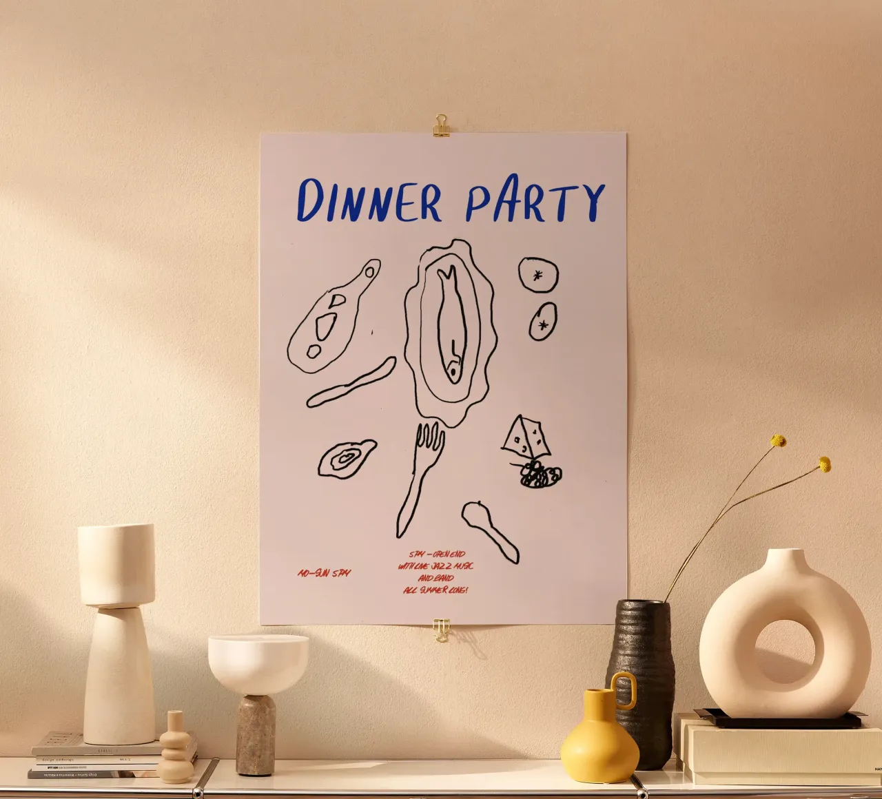 Dinner Party poster da treechild